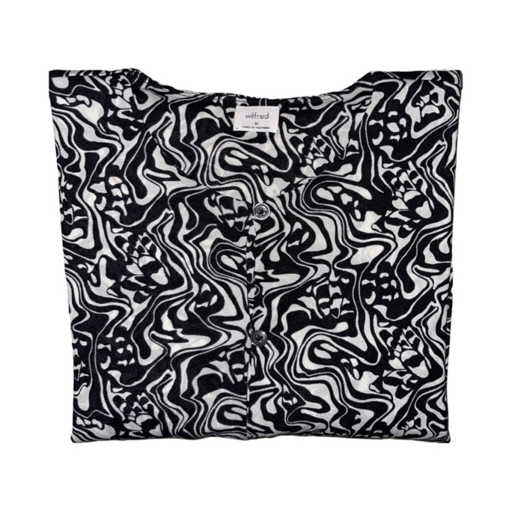 WILFRED NYLON LONG SLEEVE BUTTON DOWN 70s Pattern